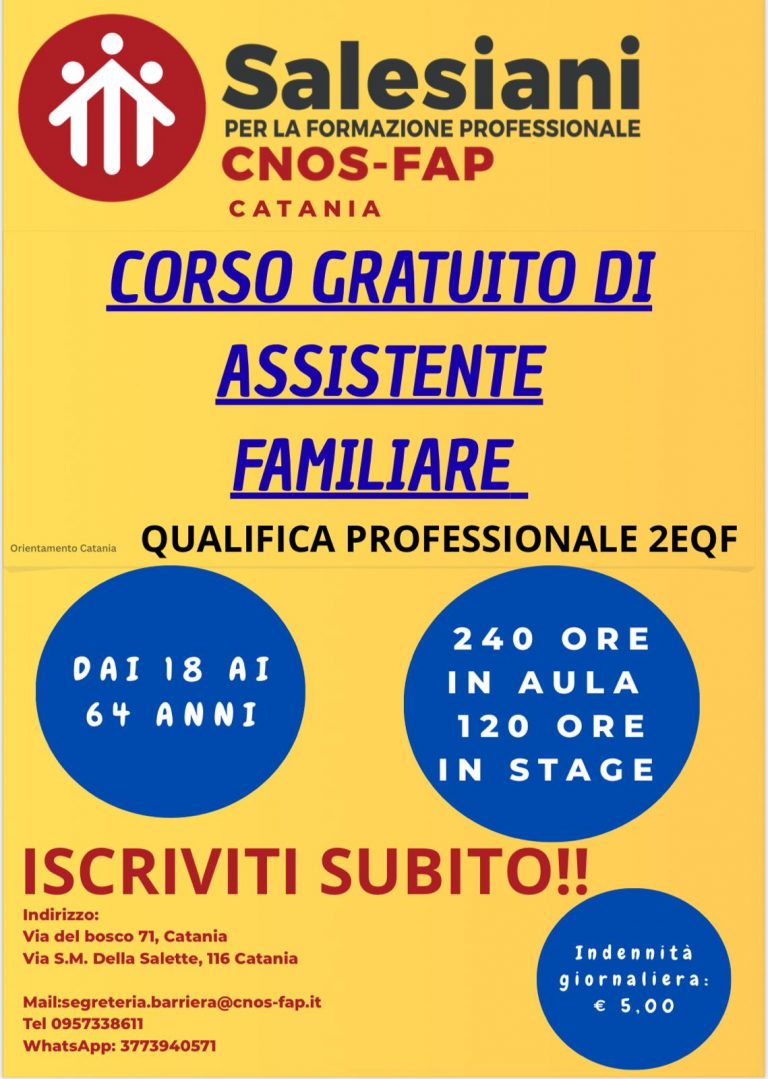 corso assistente familiare